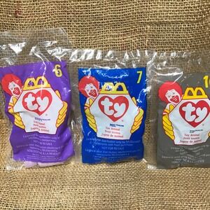 Vintage‎ 1998 Ty Teenie Beanie Babies McDonalds Happy Meal Toys  (NRFP)